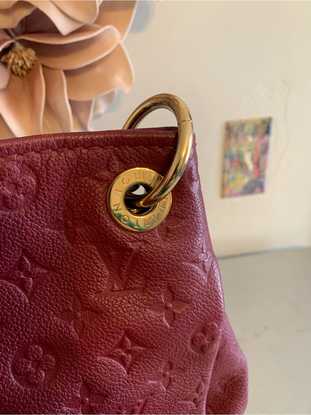 💝 EUC 💝 Louis Vuitton Monogram Empreinte MM Artsy in Aurore - Picture 5 of 5